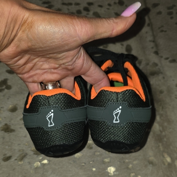 Inov-8 Dark Green and Bright Orange Bare XF 210 V3 - Picture 6 of 10